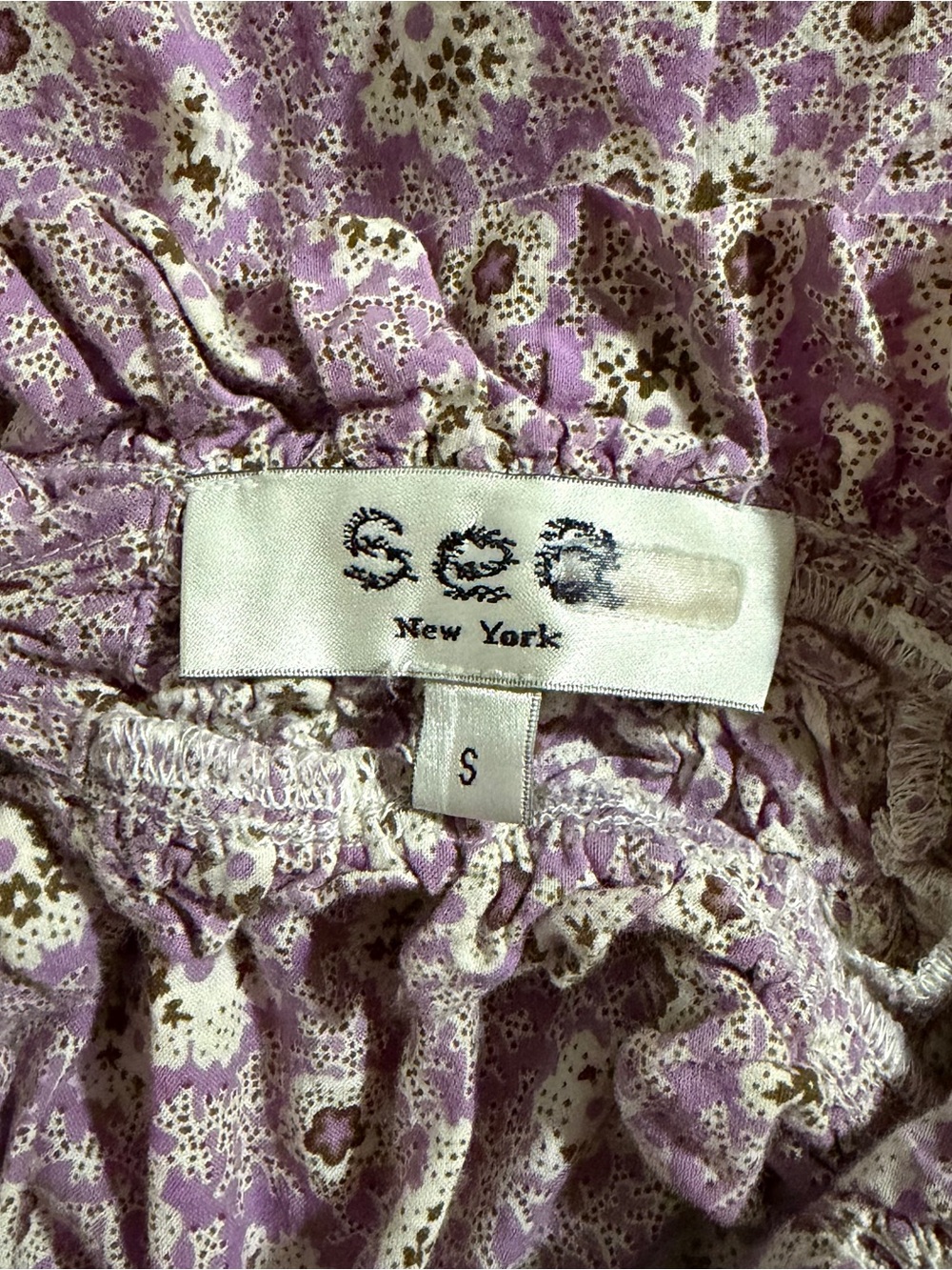 Sea New York~Lavender Ida Apron Dress~Size S~$395~ - Picture 7 of 7